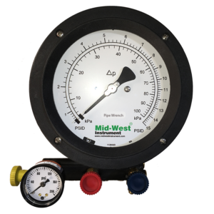 Backflow Test Gauge Used By Service Plumbers For Checking Water Pressure Differential